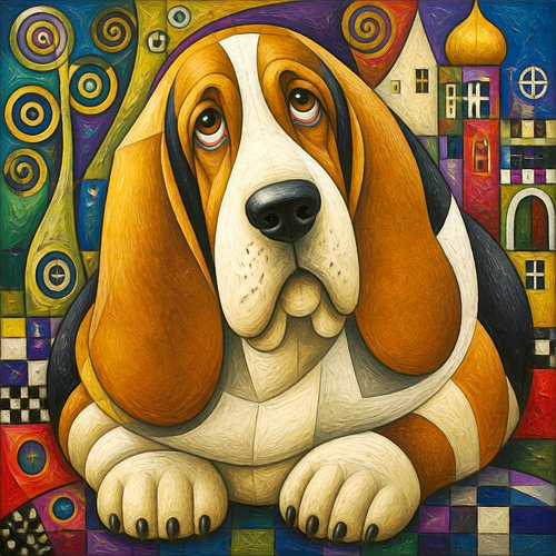 Trouwe basset
