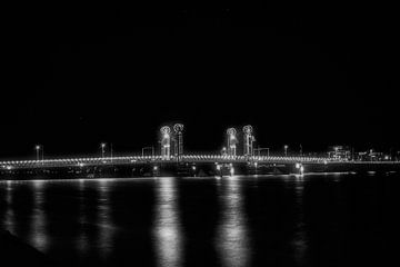 Stadtbrücke Kampen bei Nacht von Böhne fotografie