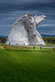 Kelpies Falkirk Scotland by HG (Huub) van der Zee