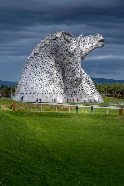 Kelpies Falkirk Scotland by HG (Huub) van der Zee