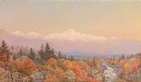 Een herfstsneeuw op de berg Washington, William Trost Richards... van Meesterlijcke Meesters thumbnail