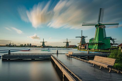 Zaanse Schans im Abendlicht