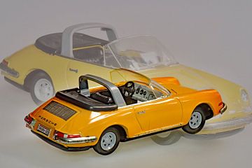 Porsche Oldtimer Modellauto 911 Targa van Ingo Laue