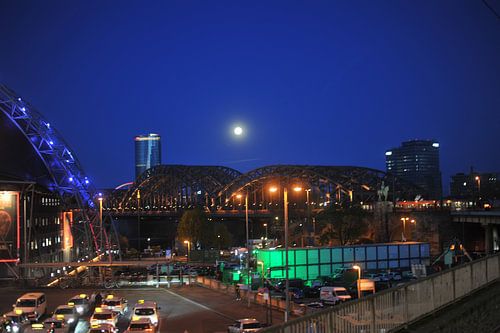 Hohenzollernbrucke à Cologne sur Jeroen Franssen