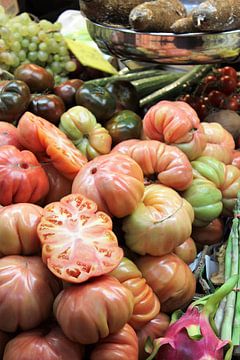 Tomaten op de markt van Marfa