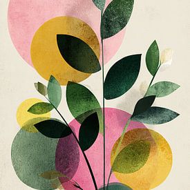 Blatt-Vibes von ARTEO Gemälde