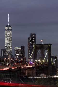 Brooklyn Bridge und das One World Trade Center sur Kurt Krause