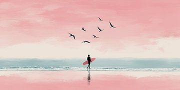 Surf Slow, Live Fast van ByNoukk