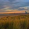 Coucher de soleil au port de Zeebrugge sur Dirk Maes