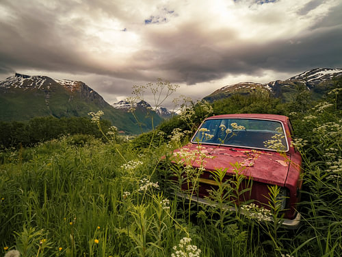 Abandoned Car in Norway
