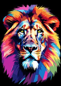 Löwe Pop Art