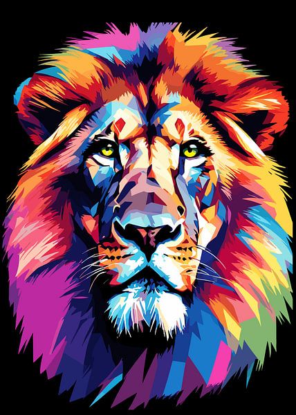 Lion Pop Art par MIROKKU