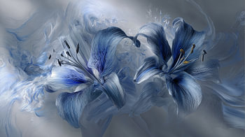 fleur bleue
