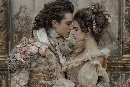 Tijdloze Rococo Romantiek in Venetië