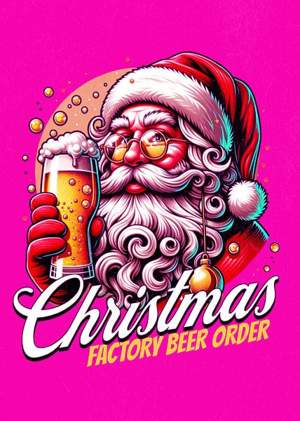 Joyeux Noël Commande de bière d'usine par Artkreator