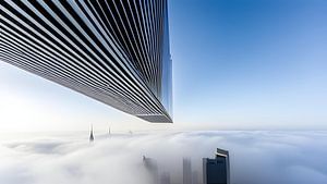 Stylischer Wolkenkratzer