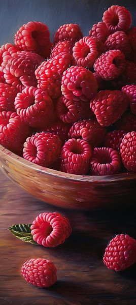Painting Raspberries by Eye catching paintings