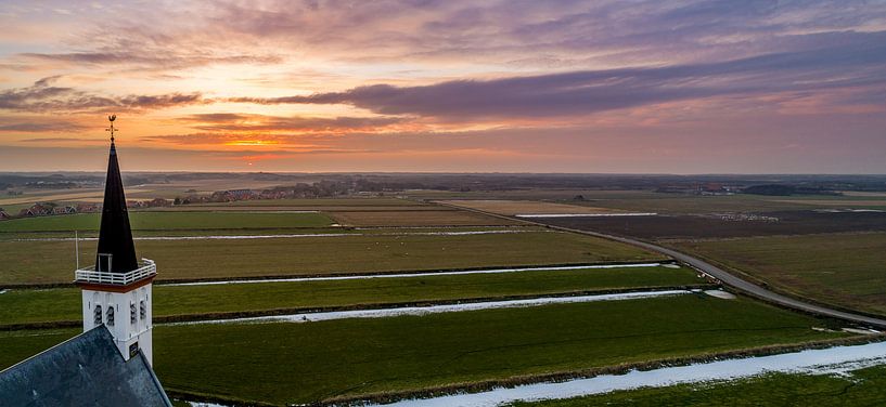 Den Hoorn Texel coucher de soleil par Texel360Fotografie Richard Heerschap