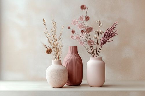 Dried Flowers in Pink Shades ii