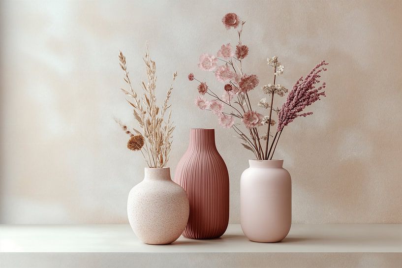 Getrocknete Blumen in Rosatönen ii von Studio BB