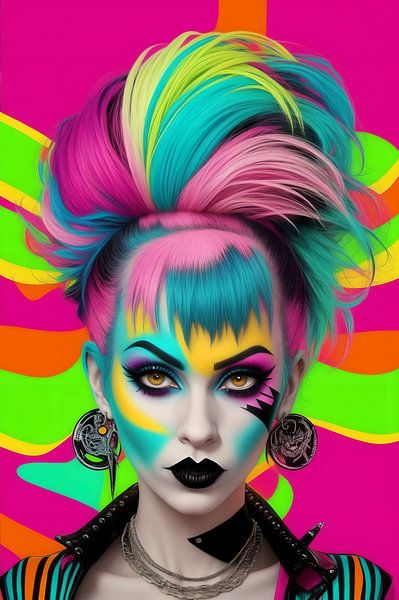 Punk Woman V van DeVerviersBelgium