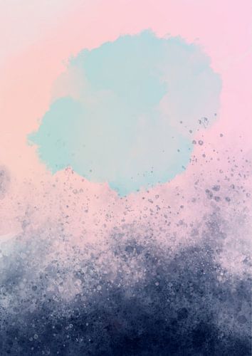 Modern abstract watercolour