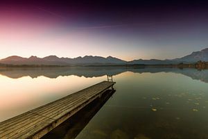 Sonnenuntergang am Hopfensee