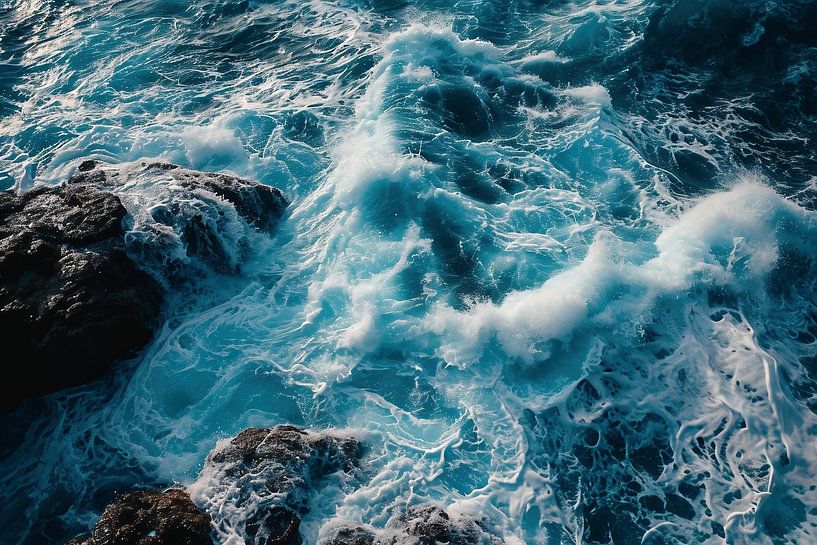 Über dem Meer von fernlichtsicht