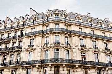 Beautiful facades in Paris, France -Travel Photography