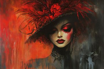 Diamonds are a Girl's Best Friend van Blikvanger Schilderijen