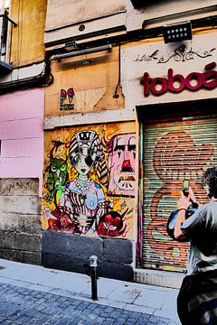 Madrid - Streetart fotograaf van Wout van den Berg