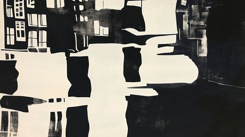 reflecties in de gracht