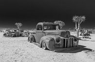 Ein Autowrack in der Wüste. von Gunter Nuyts Miniaturansicht