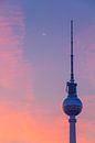Sonnenaufgang in Berlin am Fernsehturm von Henk Meijer Photography Miniaturansicht