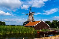 Summer View at Wood Sawmill The Rat - IJlst, Friesland