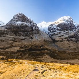 La chaîne de montagnes des Trois Sœurs, Glencoe, Écosse sur Sonny Vermeer