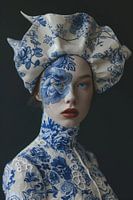 Delft Blue Portrait