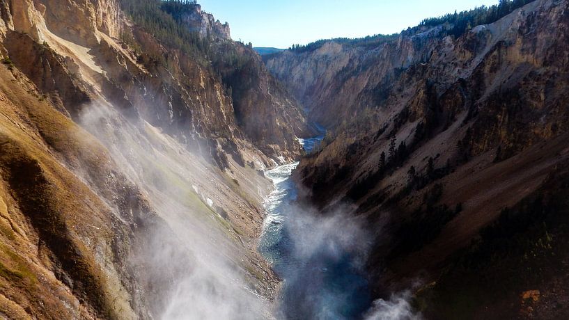 Rivière Yellowstone NP USA par Dimitri Verkuijl