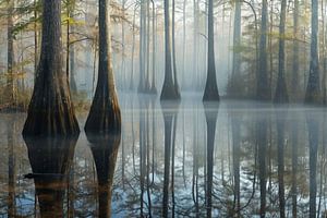 Spiegelungen im Wasser