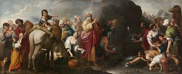Bolome Esteban Murillo,Mozes en het water van de rots van Horeb