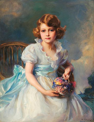 Koningin Elizabeth II, toen prinses Elizabeth van York, Philip Alexius de László