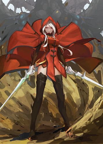 Rode vrouw draak Argenta