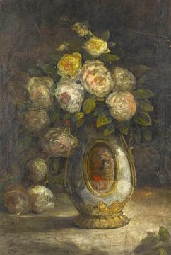 Huseyin Zekai Pasha~Still Life with Roses