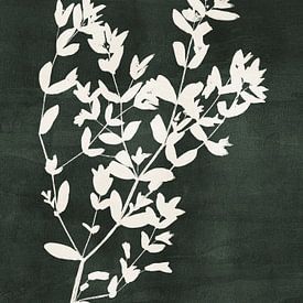 Abstrakt Botanische Nr. 9 Grün von Adriano Oliveira