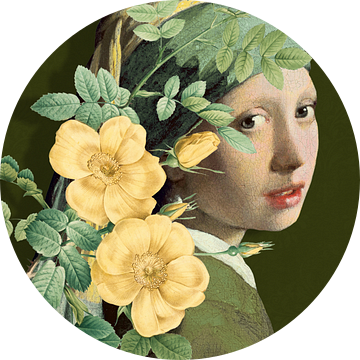 Meisje met de Parel – the Green&Yellow Edition van Marja van den Hurk