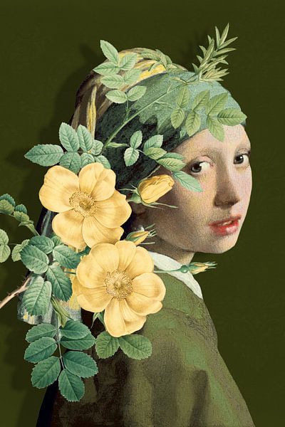 Meisje met de Parel – the Green and Yellow Editio von Marja van den Hurk