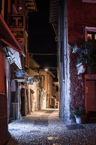 Night alley in Malcesine