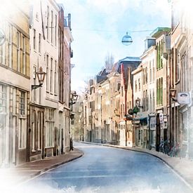 Pelikaanstraat, Leiden, Südholland, Niederlande. von Danny de Klerk