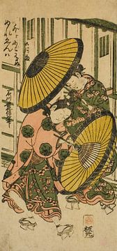 Ishikawa Toyonobu - Regen in de vijfde maand (Samidare) van Peter Balan