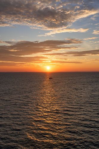 Morgendämmerung am Skagerrak | Stimmungsvolles Fischerboot auf See